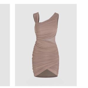 Cider Tan Bodycon Dress Night Out